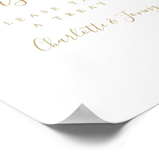 Poster Signature or Script L'amour est doux signe (Coin)