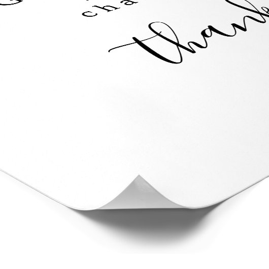 Poster Signature rose violet Cocktails Signal Mariage (Coin)