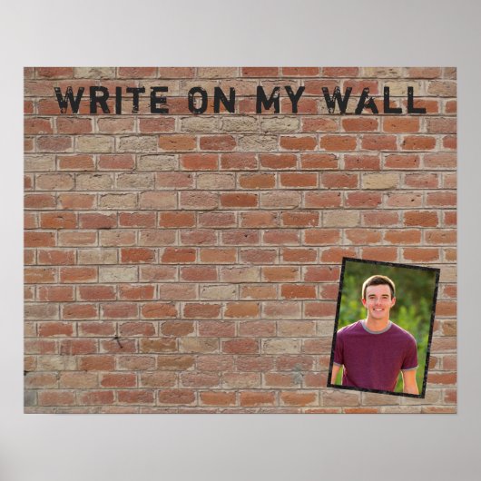 Poster Signatures de fête de fin d'études Souvenir (Devant)