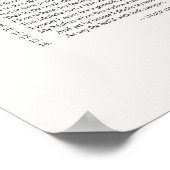 Poster Signatures de sonnet : Sonnet 130 (Coin)