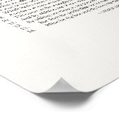 Poster Signatures de sonnet : Sonnet 20 (Coin)