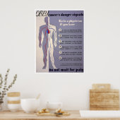 Poster Signaux de danger de cancer 1938 WPA (Cuisine)
