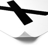 Poster Signaux de passage à niveau du rail (Coin)