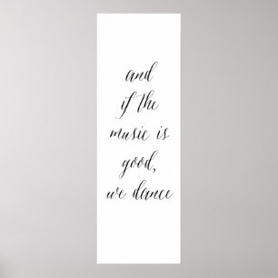 Poster Signe 2 de danse de cuisine