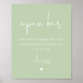 Poster SIGNE À BANDE OUVERTE LEAH Vibrant Spring Pastel F (Devant)