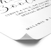 Poster Signe à bec photo Script et monogramme minimaux él (Coin)