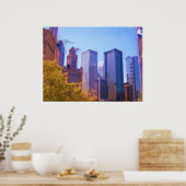 Poster Signé à l'automne de Chicago City (Cuisine)