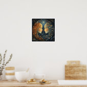 Poster Signe astrologique Gemini Zodiaque Céleste (Cuisine)