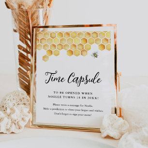 Poster SIGNE Baby shower CALLA Time Capsule