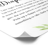 Poster SIGNE Baby shower DEVON Late Night Diapers (Coin)