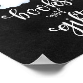 Poster SIGNE Baby shower Halloween Livres et Cadeaux (Coin)