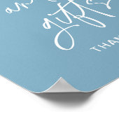 Poster SIGNE Baby shower Livres Et Cadeaux EVERLEIGH (Coin)