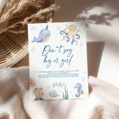 Poster SIGNE Baby shower Océanique