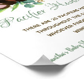 Poster SIGNE baby shower Pacifique Jeu de chasse Panda Ro (Coin)