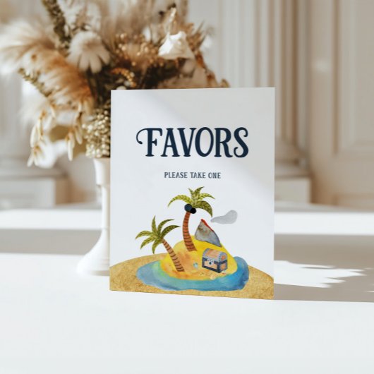 Poster SIGNE Baby shower Pirates Faveurs