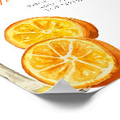 Poster SIGNE BARRIÈRE Mimosa Aperol Spritz Fête des marié (Coin)