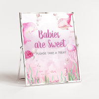 Signe Bébés de Bain Rose Sous l'Océan sont Mignons