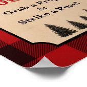 Poster Signe Booth Photo Lumberjack Gratter une Prop (Coin)