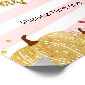 Poster SIGNE citrouille Aquarelle Favoriser (Coin)