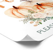 POSTER SIGNE CITROUILLE BABY SHOWER (Coin)