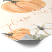 POSTER SIGNE CITROUILLE BABY SHOWER (Coin)