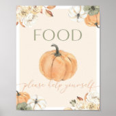 POSTER SIGNE CITROUILLE BABY SHOWER (Devant)