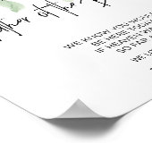 Poster Signe commémoratif pour le père de la mariée Maria (Coin)