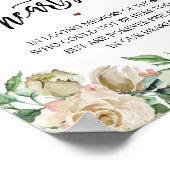 Poster Signe commémoratif Rustique pour toujours dans nos (Coin)