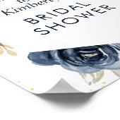 Poster signe d'accueil de la douche nuptiale et rousse (Coin)