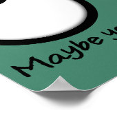 Poster Signe d'affiche amusant Rolling Your Eyes (Coin)