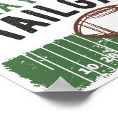 Poster Signe d'ajustement personnalisé de la partie de fo (Coin)