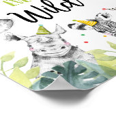 POSTER SIGNE D'ANNIVERSAIRE DE QUATRE JEUNES GARÇONS (Coin)