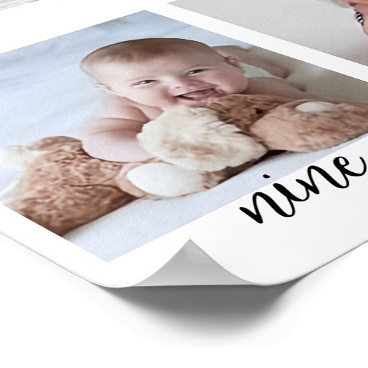 Poster signe d'anniversaire, premier bébé imprimable (Coin)