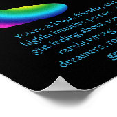 Poster SIGNE D'Astrologie Poissons Zodiac Pisces (Coin)