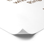 Poster Signe d'automne Boho - Fête des mariées de jeu de  (Coin)