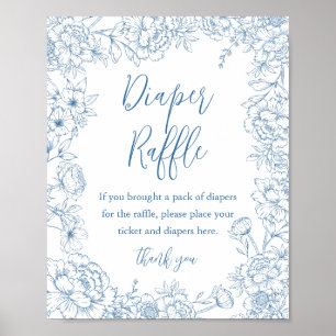 Poster SIGNE DE Baby shower Déchets À Déchets FRANÇAIS