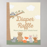 SIGNE DE Baby shower Déchets de bois Animaux