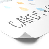 Poster Signe de Baby shower et de cadeaux pour garçons de (Coin)