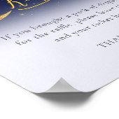 Poster Signe de Baby shower torche Twinkle Little Star (Coin)