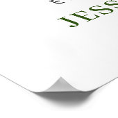 Poster Signe de bienvenue à la soirée de fiançailles de l (Coin)