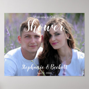 Poster Signe de Bienvenue dans Notre Salle de Bain Photo