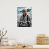 Poster Signe de bienvenue de la fête de retraite avec pho (Cuisine)