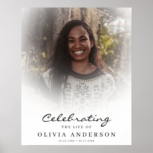 Poster Signe de bienvenue pour la célébration de la vie e (Devant)