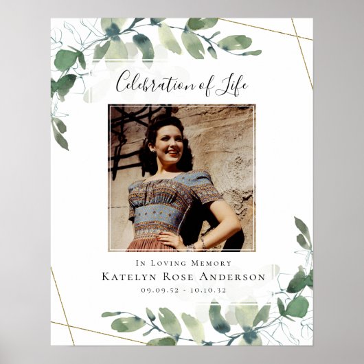 Poster Signe de bienvenue pour la photo de célébration de (Devant)