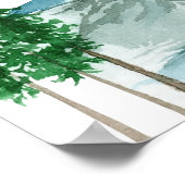 Poster Signe de bienvenue pour un week-end de dernière fê (Coin)