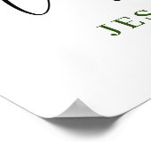 Poster Signe de bienvenue pour une fête de fiançailles au (Coin)