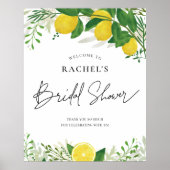 Poster Signe de bienvenue pour une fête de mariage avec d (Devant)