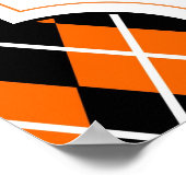 Poster signe de bonbons de fête halloween attraper et exé (Coin)