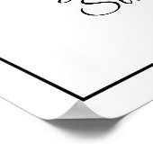 Poster Signe de cabine photo pour Mariage (Coin)