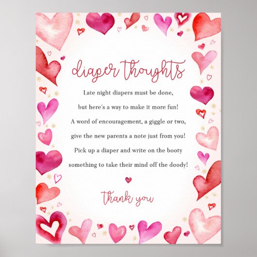 Poster Signe de calciné petit amoureux (Devant)